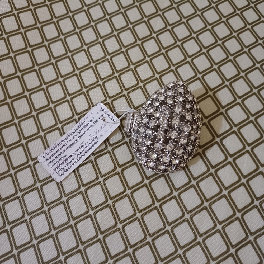 Egg Shaped Crystal Ring